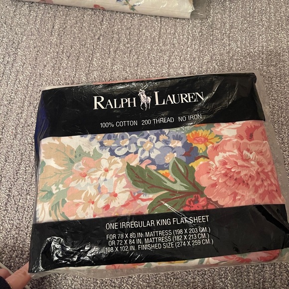 Ralph Lauren king flat sheet - Picture 6 of 7